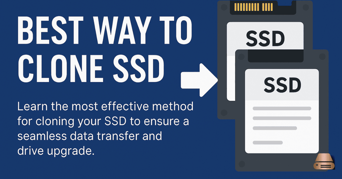 best way to clone an ssd